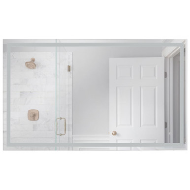 Pam 41W 1 LED Rectangle Front/Back Lit LED Mirror 60 Inch Wide by Craftmade - MIR6012RT-W3C