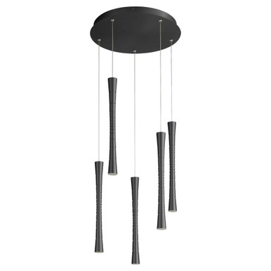 Sabre 27.5W 5 LED Light Medium Pendant by Oxygen - 3-6005