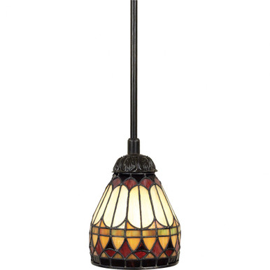 West End 1 Light Mini Pendant by Quoizel - TF1541VB