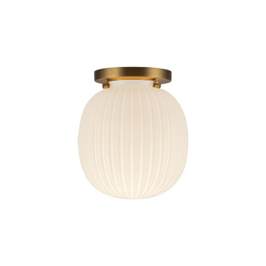 Cherise 1 Light Semi Flush Mount 7.75 Inch Tall and 6.75 Inch Wide by Alora - SF579107