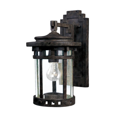 Santa Barbara Dc 1 Light Outdoor Wall Lantern 10.25 Inch Tall by Maxim - 3131CDSE