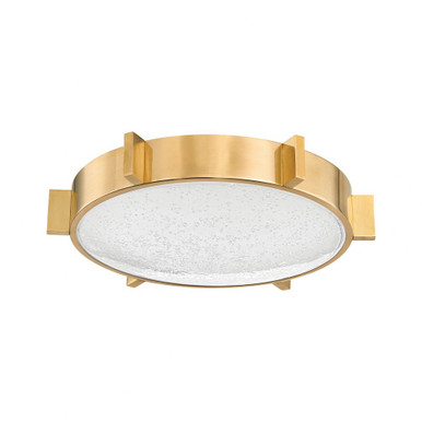 Ansonia 12W 1 LED 14 Inch Wide Flush Mount by Corbett - 377-14-VB