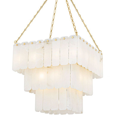 Moissanite 33 Light Medium Chandelier by Hudson Valley - 7433-AGB