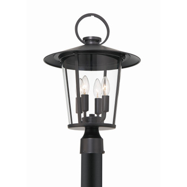 Andover 4 Light Outdoor Post Lantern 20.5 x 14.5 Inches by Crystorama - AND-9209-CL-MK
