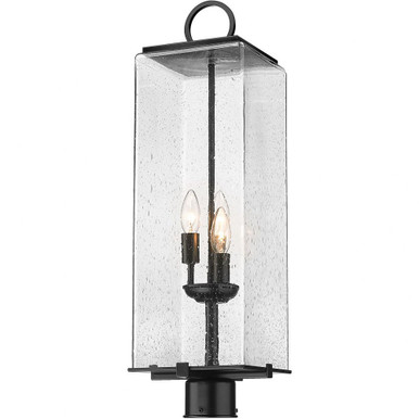 Sana 3 Light Outdoor Post Mount 26.5 x 8.25 In by Z-Lite - 592PHBR-BK