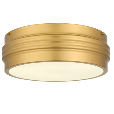 Emmett 3 Light Flush Mount 5.25 Inch Tall and 16 Inch Wide by Quoizel - EMM1616