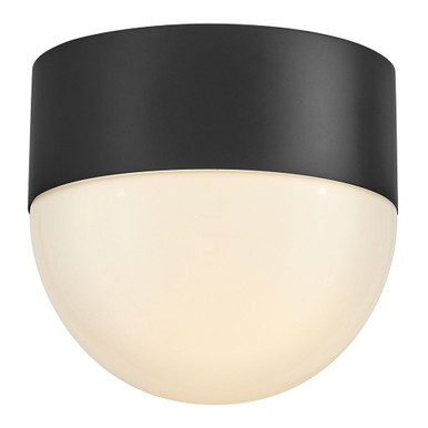 Bardi 6W 1 LED Outdoor Flush Mount 7.5 Inch Tall and 8 Inch Wide by Lark - 82091BK