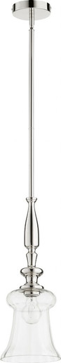 1 Light Transitional Small Pendant 21.5 Inch Tall by Quorum - 883-62