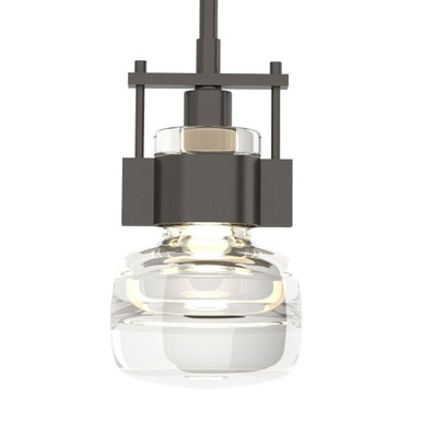 Cuff 1 Light Small Pendant 9.8 Inch Tall by Hubbardton Forge - 187340HF
