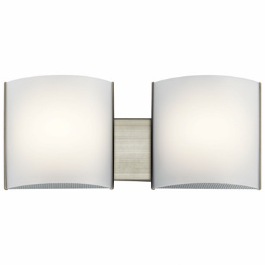 2 Light Vanity Light 19.25 Inch Wide by Kichler - 10798NILED
