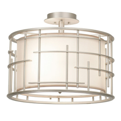Atelier 3 Light 18 Inch Wide Semi Flush Mount by Kalco - 6482TS