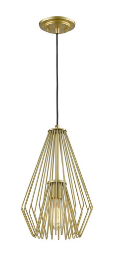 Quintus 1 Light Mini Pendant 15.75 x 9.25 Inches by Z Lite - 442MP