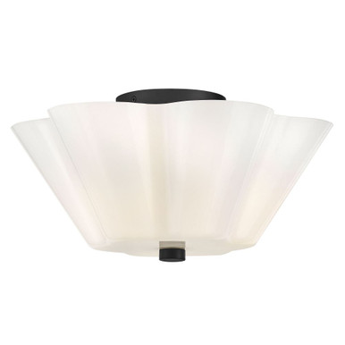 Honey 15W 3LED Medium Semi Flush Mount 7.5 Inch Tall X 15 Inch Wide by Lark - 83713