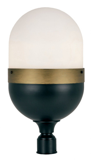 Capsule Three Light Outdoor Post Lantern 12.25 x 23.25 Inch by Crystorama - cap-8509-mk-tg