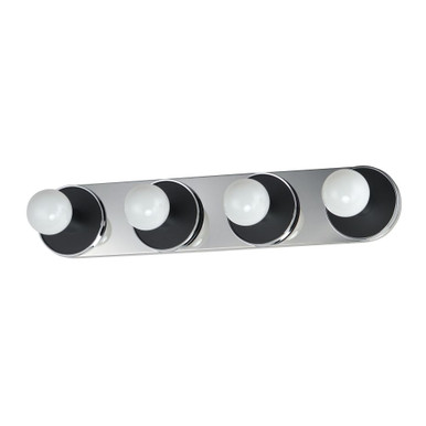 Hollywood 24W 4 LED Wall Sconce with Bulb Included 5 x 26.5 Inch by Maxim - 26094WTBKPC/BUL