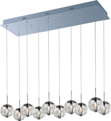 Orb 10 Light Medium Pendant by ET2 - E24256-91PC