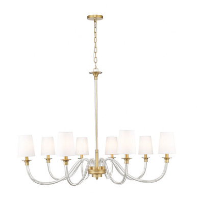 Katerina 8 Light Chandelier 32.5 Inch Tall and 46 Inch Wide By Z-Lite - 1950-8
