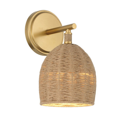 Jace 1 Light LED Wall Sconce by Crystorama - JAC-10501-SG