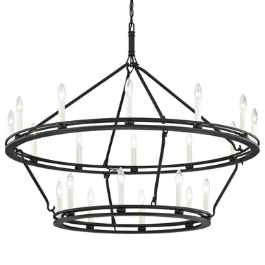 Sutton 20 Light Chandelier 44 Inches Wide by 37 Inches High by Troy - F6239