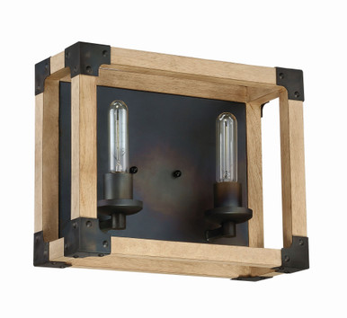 Cubic 2 Light Vanity Light by Craftmade - 41502-FSNW