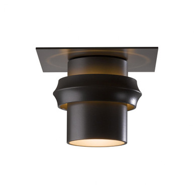 Twilight 1 Light Contemporary Outdoor SemiFlush Mount by Hubbardton Forge - 364903-1022