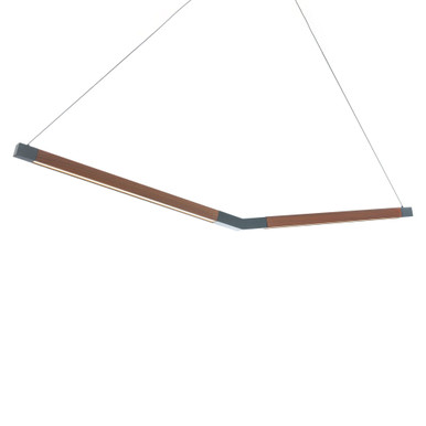 Bough 41W 1 LED Linear Pendant by Modern Forms - PD-42254-BK/DW