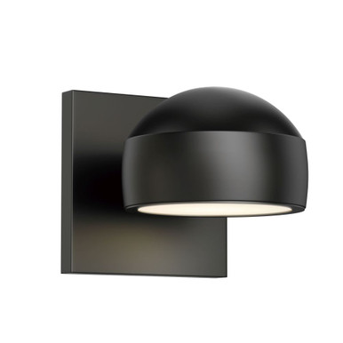 Modular 8W 1 LED Outdoor Wall Mount 5 Inch Wide by ET2 - E30164-BK