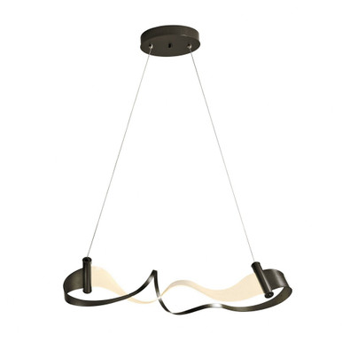 Zephyr 15W 1 LED Small Small Pendant 38.5 Inch Length by Hubbardton Forge - 139833HF