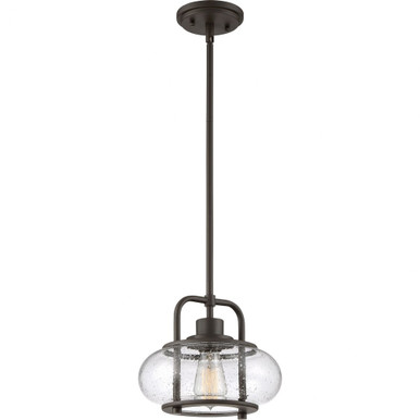 Trilogy 1 Light Small Pendant 10 Inch Wide by Quoizel - TRG1510