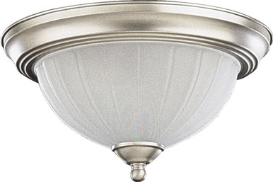 2 Light 6 Inch Tall Flush Mount by Quorum - 3074-11-65