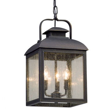 Chamberlain 3 Light Small Outdoor Pendant by Troy - F5087-VBZ