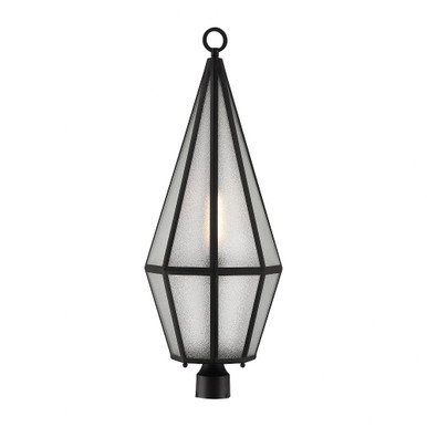 Peninsula 1 Light Outdoor Post Lantern 36 x 12 by Savoy House - 5-707-BK