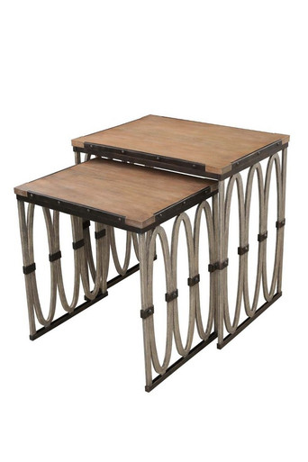 Belmont 24 Inch Nesting Table (Set Of 2) by Kalco - 800404FG