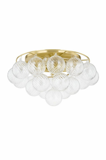 Mimi 6 Light 22.5 Inch Wide Steel Flush Mount by Mitzi - H711506A-AGB