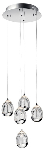 Lavinia 5 LED Light Medium Pendant by Elan - 83380