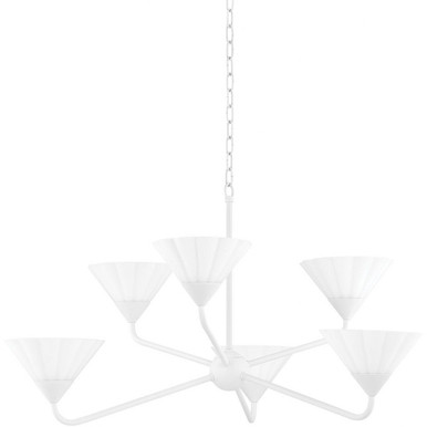 Kelsey 6 Light Oversized Chandelier by Mitzi - H817806