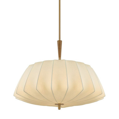 Flinders 1 Light Pendant 25.5 Inch Tall and 32 Inch Wide by Troy - F4332-PBR