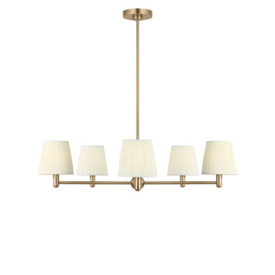 Vilera 5 LED Chandelier 33.25 Inch Wide by Generation - GLC1865E