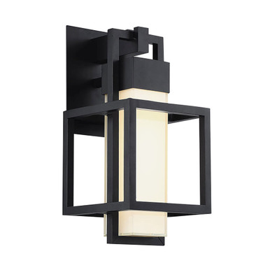 Logic 13W 1 LED Light Outdoor Wall Lantern by Modern Forms - WS-W48816-BK