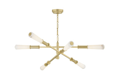 Dashiell 6 Light Oversized LED Chandelier by Corbett - 490-48-VPB