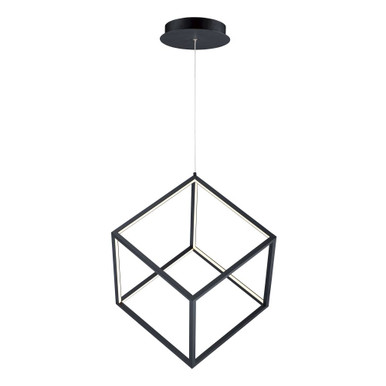 4 Square 24W 1 LED Light Large Pendant by ET2 - E30582
