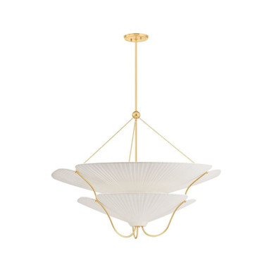 Gerhard 9 Light Chandelier 31 Inch Tall and 40 Inch Wide by Hudson Valley - AH4640-AGB
