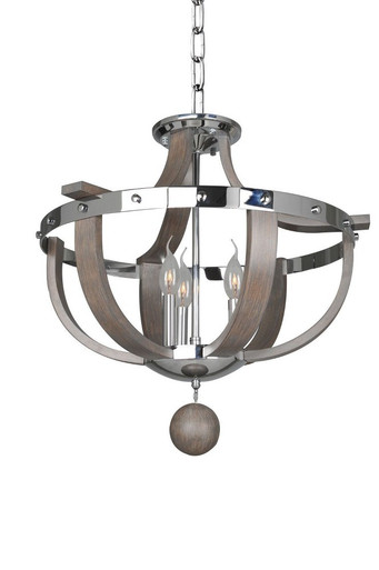 Sharlow 3 Light 20 Inch Wide Flush Mount by Kalco - 300440CH