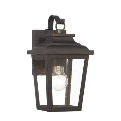 Irvington Manor 1 Light Clear Glass Outdoor Wall Lantern by Minka Lavery - 72171-189-C
