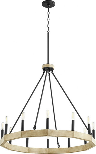 Alpine 12 Light Oversized Pendant by Quorum - 6189-12-69