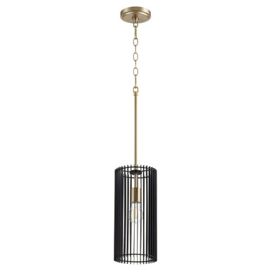 Finura 1 Light Small Pendant 14.25 Inch Tall by Quorum - 817-1
