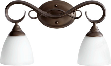Powell 2 Light Vanity Light by Quorum - 5108-2