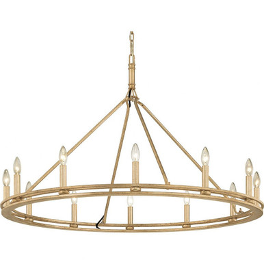 Sutton 12 Light Chandelier 28.5 Inches Tall and 44 Inches Wide by Troy - F6247-CPL