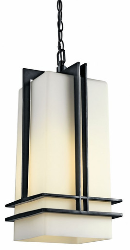 Tremillo 1 Light Mini Outdoor Ceiling Light by Kichler - 49205bk