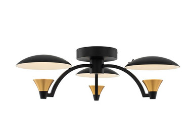 Redding 17W LED 19 Inch Wide Semi Flush Mount by Kalco - 513645BWB